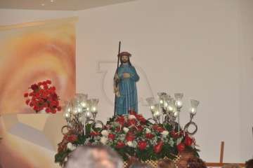 Procesión de Santiago Apóstol en Lomo Cementerio-Telde (Foto Francisco Javier Santana)